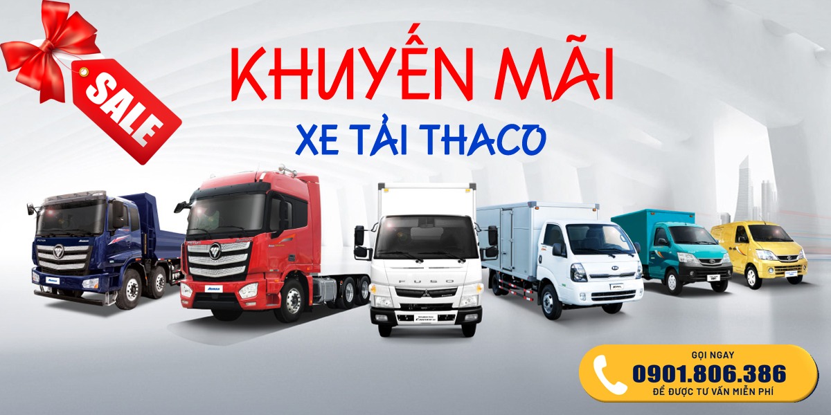 Khuyến mãi xe tải Thaco