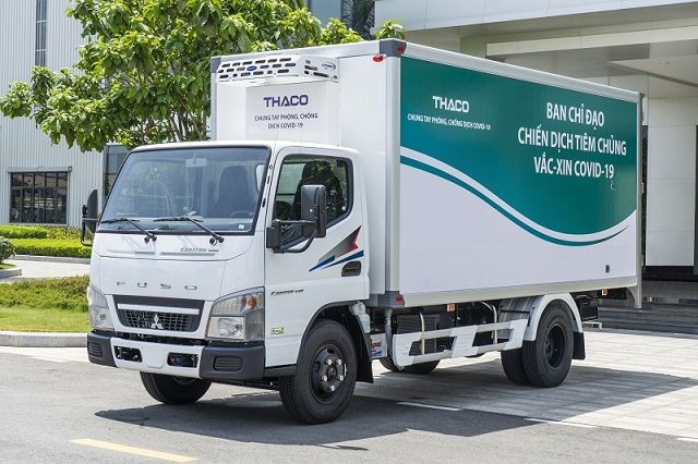 xe chuyên dùng chở vaccine Thaco Mitsubishi Fuso