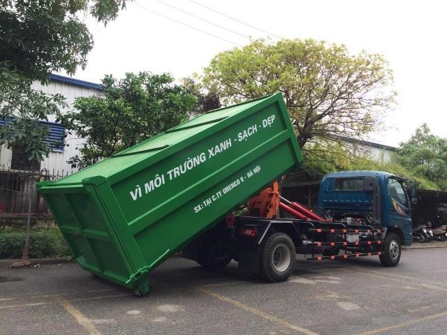 Xe chở rác thùng rời