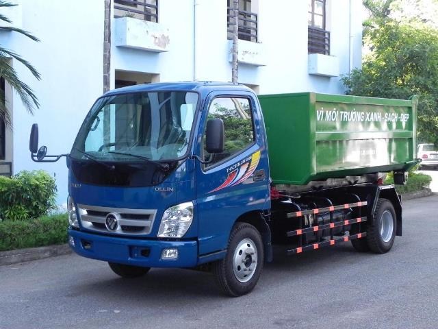 Xe chở rác thùng rời