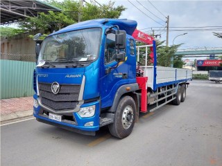 Xe tải cẩu Unic 5 tấn Foton Auman C240 14 tấn thùng 8,6 mét