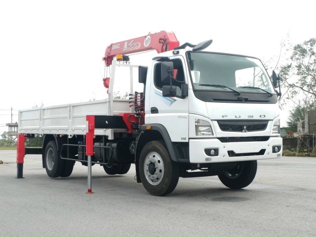 Xe tải Fuso FI 170L gắn cẩu 3 tấn