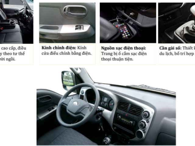 Xe Tải KIA K250 2.5 Tấn - Thùng Mui Bạt, Kín, Lửng Dài 3.5 Mét 
