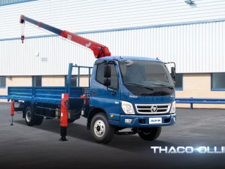 Thaco Ollin 120 gắn cẩu