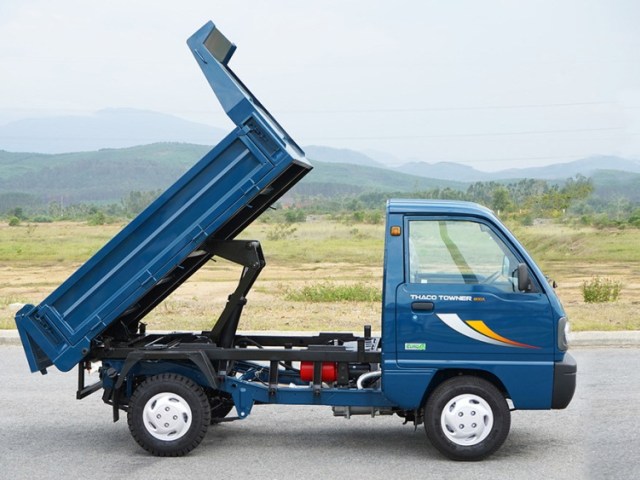 Xe ben dưới 1 tấn thaco towner 800a
