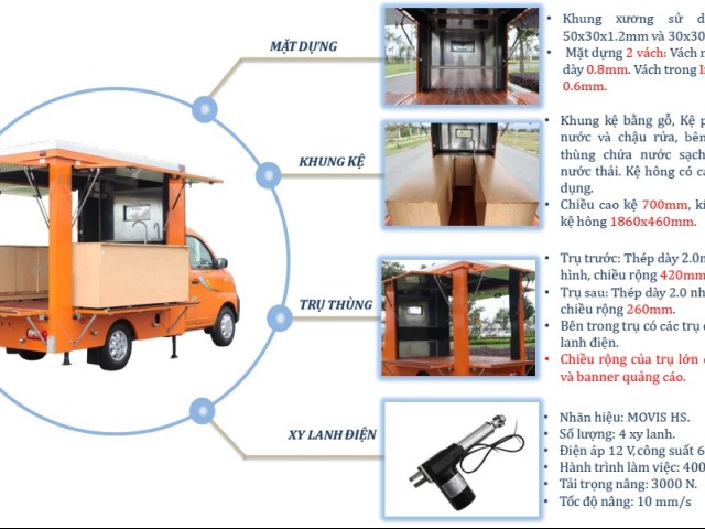 Xe bán hàng lưu động Thaco Towner 990 BH2