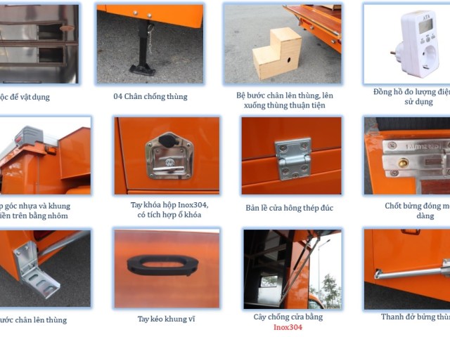 Xe bán hàng lưu động Thaco Towner 990 BH2