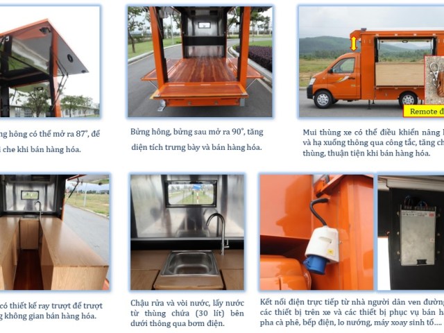 Xe bán hàng lưu động Thaco Towner 990 BH2