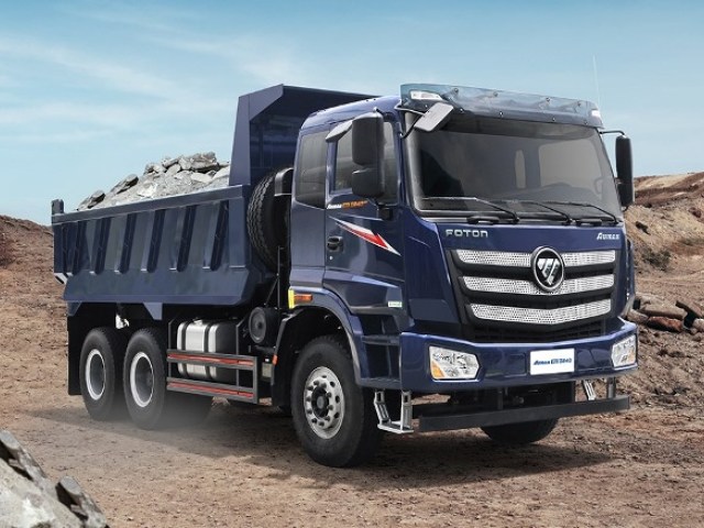 Xe Ben 3 Chân Auman 12 Tấn 10 Khối (Cầu dầu, 2 cấp)