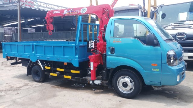 Xe Tải Kia K250L gắn cẩu Unic URV233