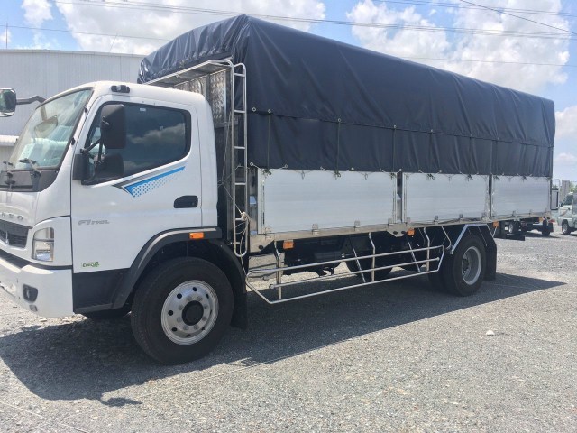 Mitsubishi Fuso FI170L - Xe Tải Mui Bạt 8 Tấn 2 Chân Bửng Nhôm