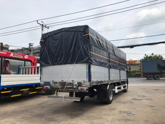 Mitsubishi Fuso FI170L - Xe Tải Mui Bạt 8 Tấn 2 Chân Bửng Nhôm