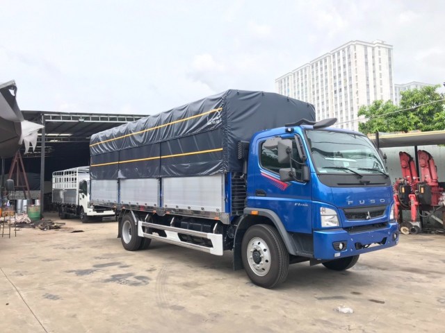 Mitsubishi Fuso FI170L - Xe Tải Mui Bạt 8 Tấn 2 Chân Bửng Nhôm