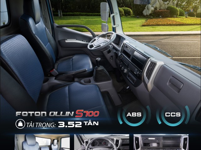 Xe trường lái hạng C Thaco Foton Ollin S700