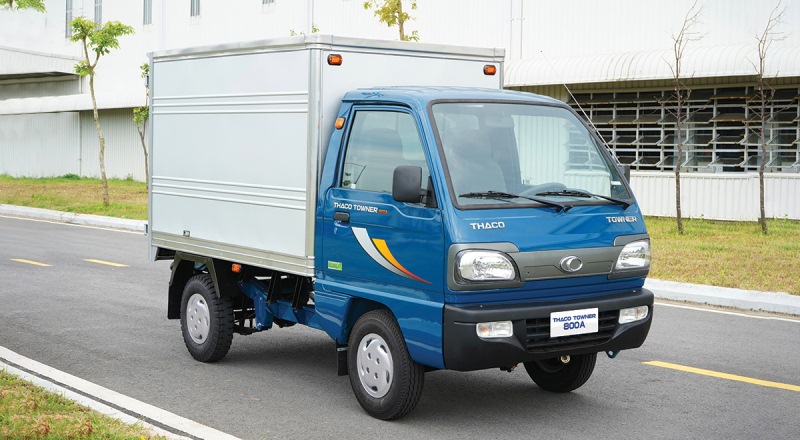 Thaco towner 800a thùng kín Thaco towner 800a thùng kín